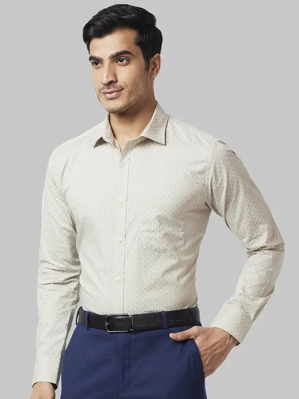 Men Slim Fit Blue Shirt