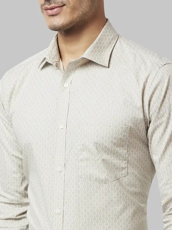 Men Slim Fit Blue Shirt