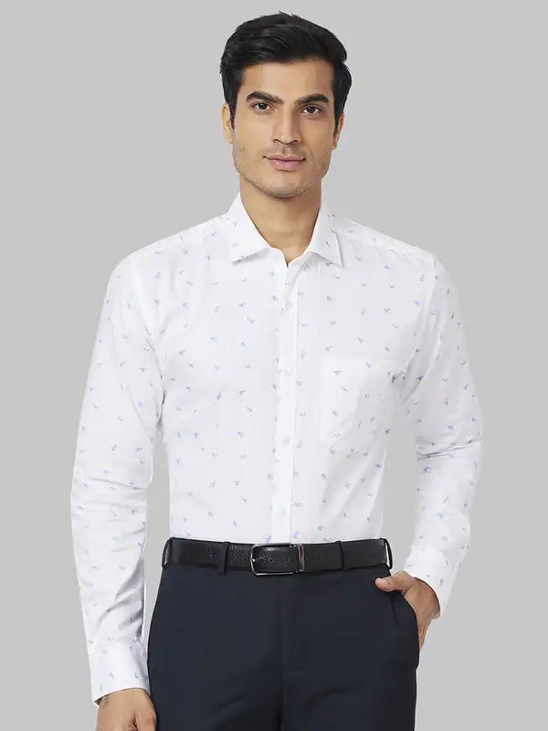 Men Slim Fit Petrol Shirt