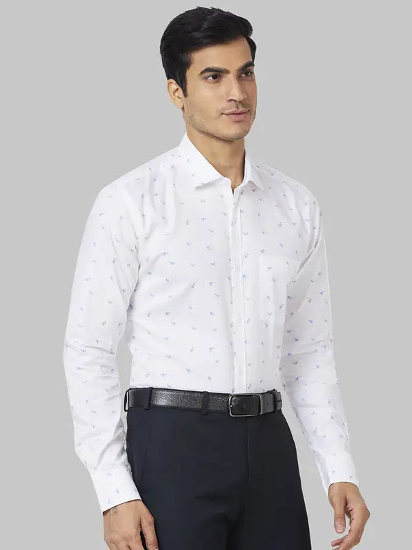 Men Slim Fit Petrol Shirt