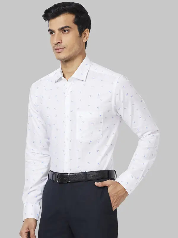 Men Slim Fit Petrol Shirt