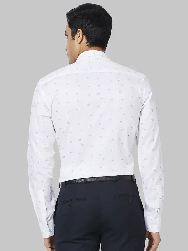 Men Slim Fit Petrol Shirt