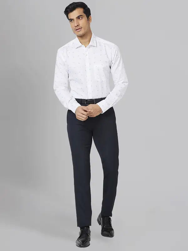 Men Slim Fit Petrol Shirt