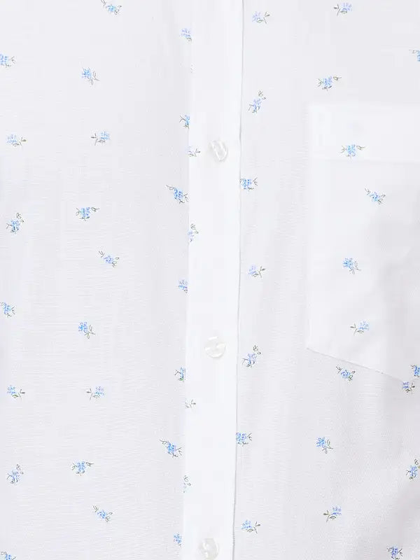 Men Slim Fit Petrol Shirt
