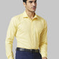 Men Slim Fit Orange Shirt