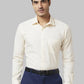 Men Slim Fit White Shirt