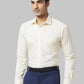 Men Slim Fit White Shirt