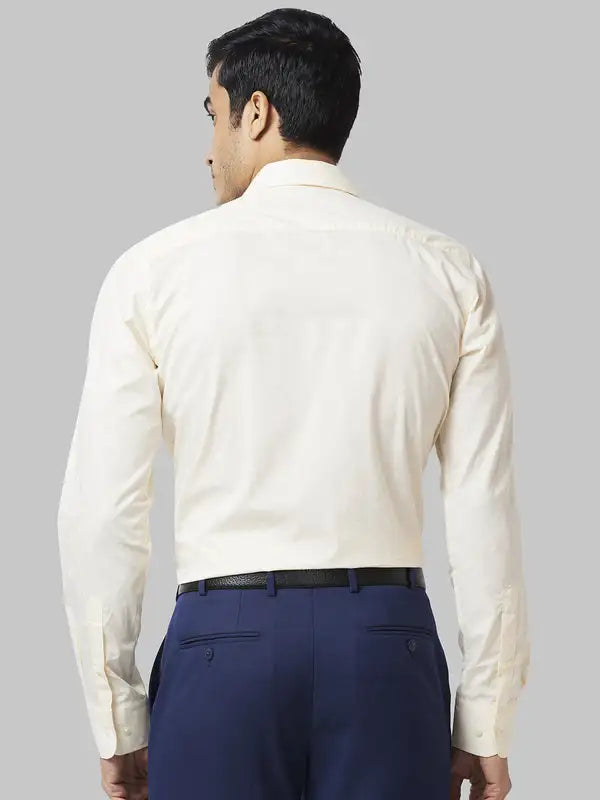 Men Slim Fit White Shirt