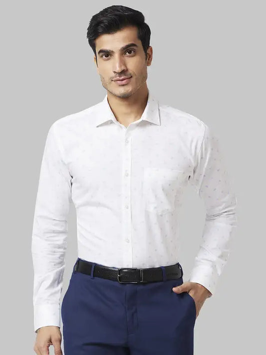 Men Slim Fit Blue Shirt