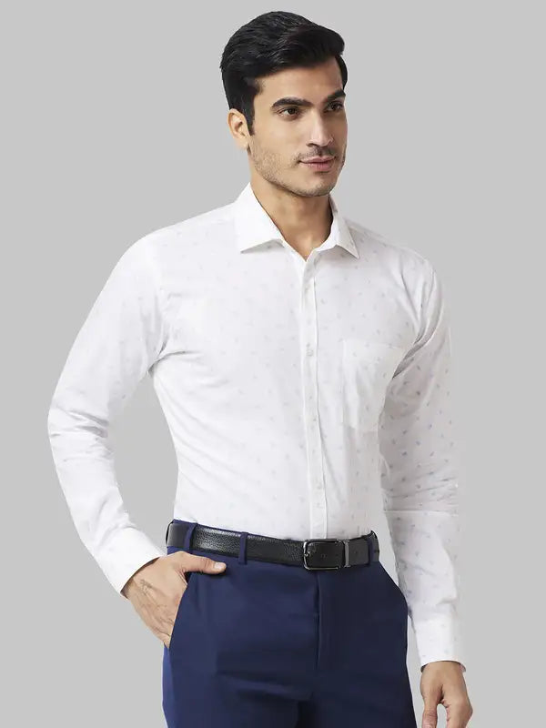 Men Slim Fit Blue Shirt
