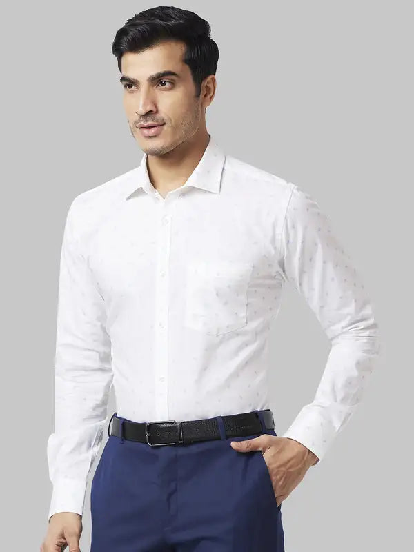 Men Slim Fit Blue Shirt