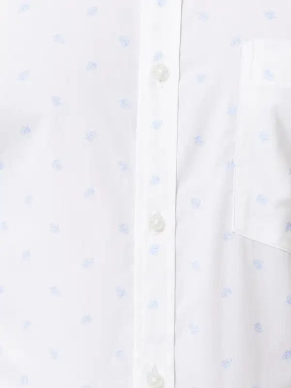 Men Slim Fit Blue Shirt