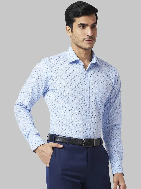 Men Slim Fit Orange Shirt