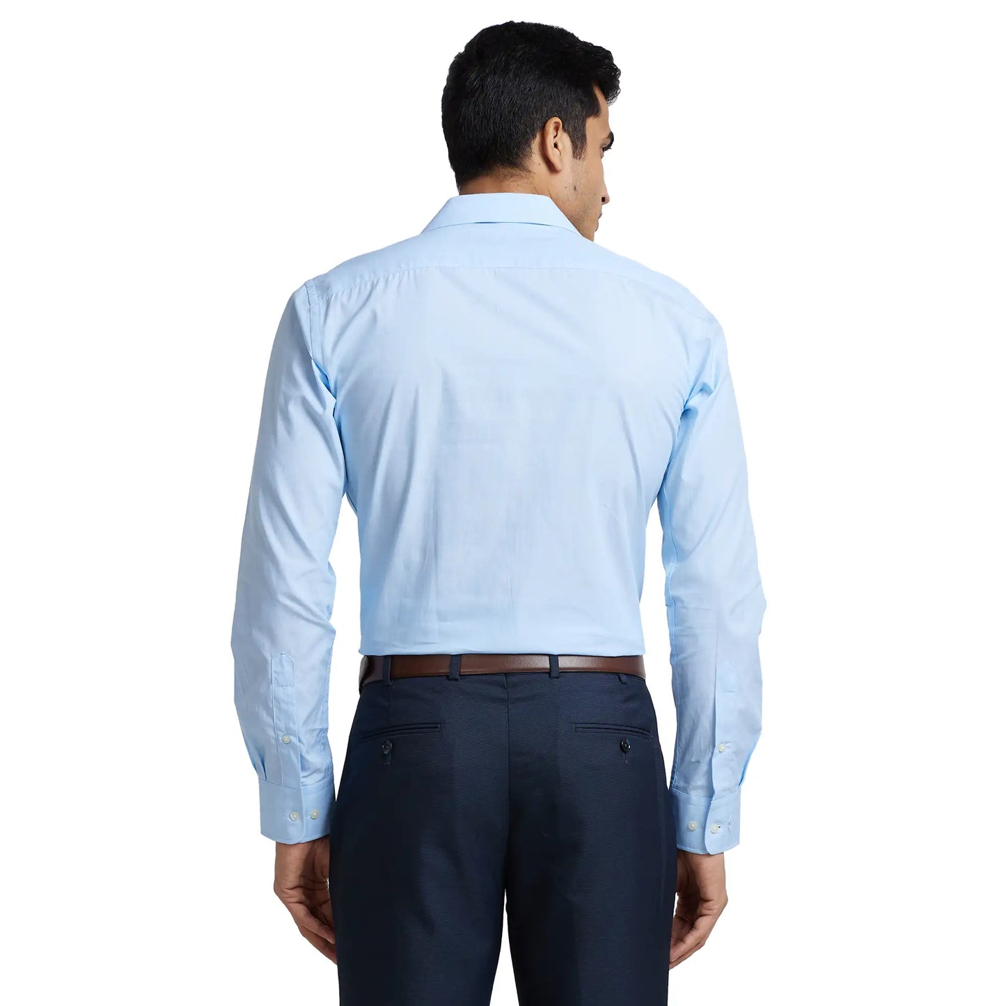 Men Slim Fit Light Yellow Shirt