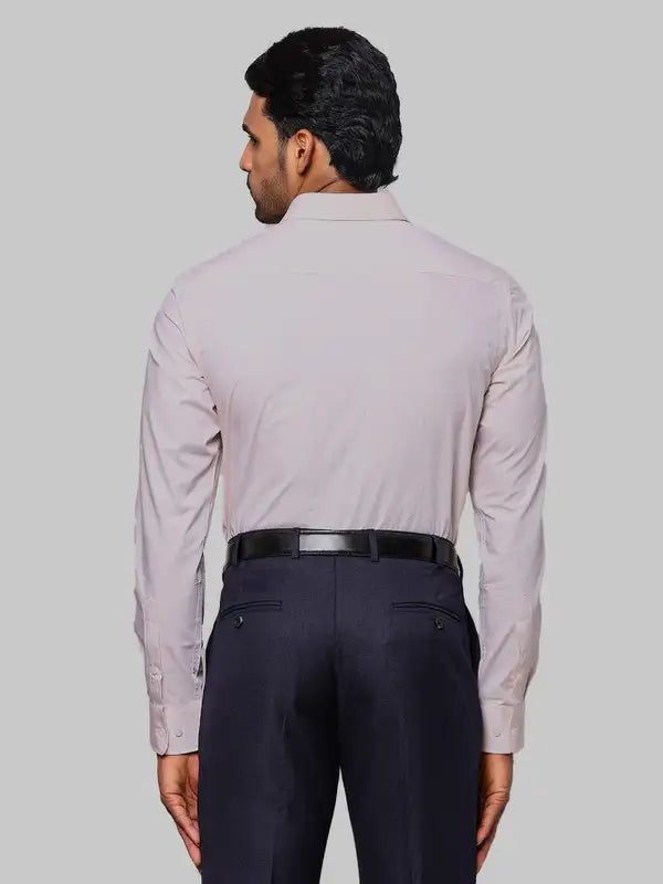 Men Slim Fit Grey Shirt