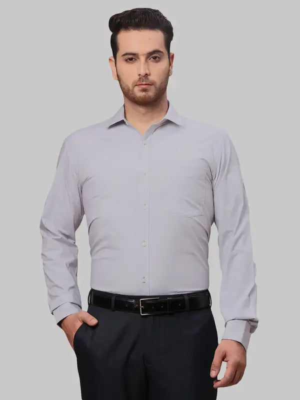 Men Slim Fit Green Shirt