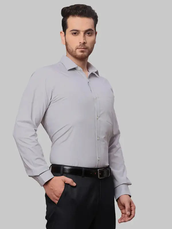 Men Slim Fit Green Shirt