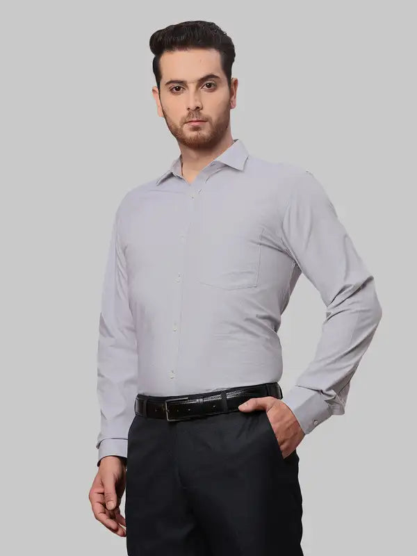 Men Slim Fit Green Shirt