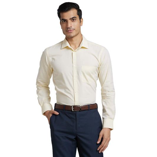 Men Smart Fit Light Fawn Trouser
