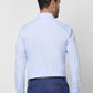 Park Avenue Men Blue Solid Slim Fit Cotton Shirt