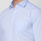 Park Avenue Men Blue Solid Slim Fit Cotton Shirt