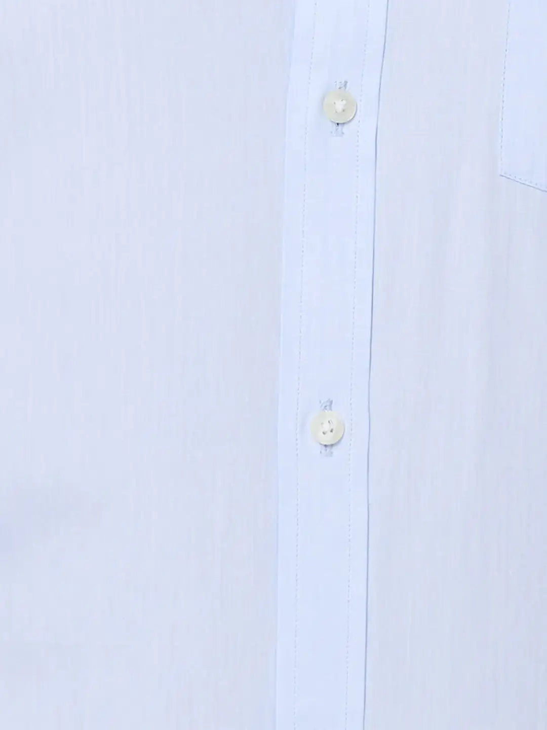 Park Avenue Men Blue Solid Slim Fit Cotton Shirt