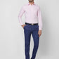 Park Avenue Men Violet Solid Slim Fit Cotton Shirt