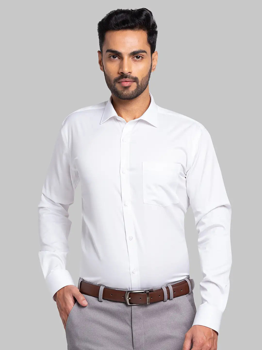Men Blue Slim Fit Checks Cotton Shirts