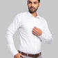 Men Blue Slim Fit Checks Cotton Shirts