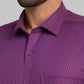 Men Blue Slim Fit Structure Cotton Shirts