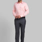 Men Yellow Slim Fit Solid  Cotton   Shirts