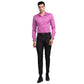 Park Avenue Men Blue Dobby Slim Fit Cotton Shirt