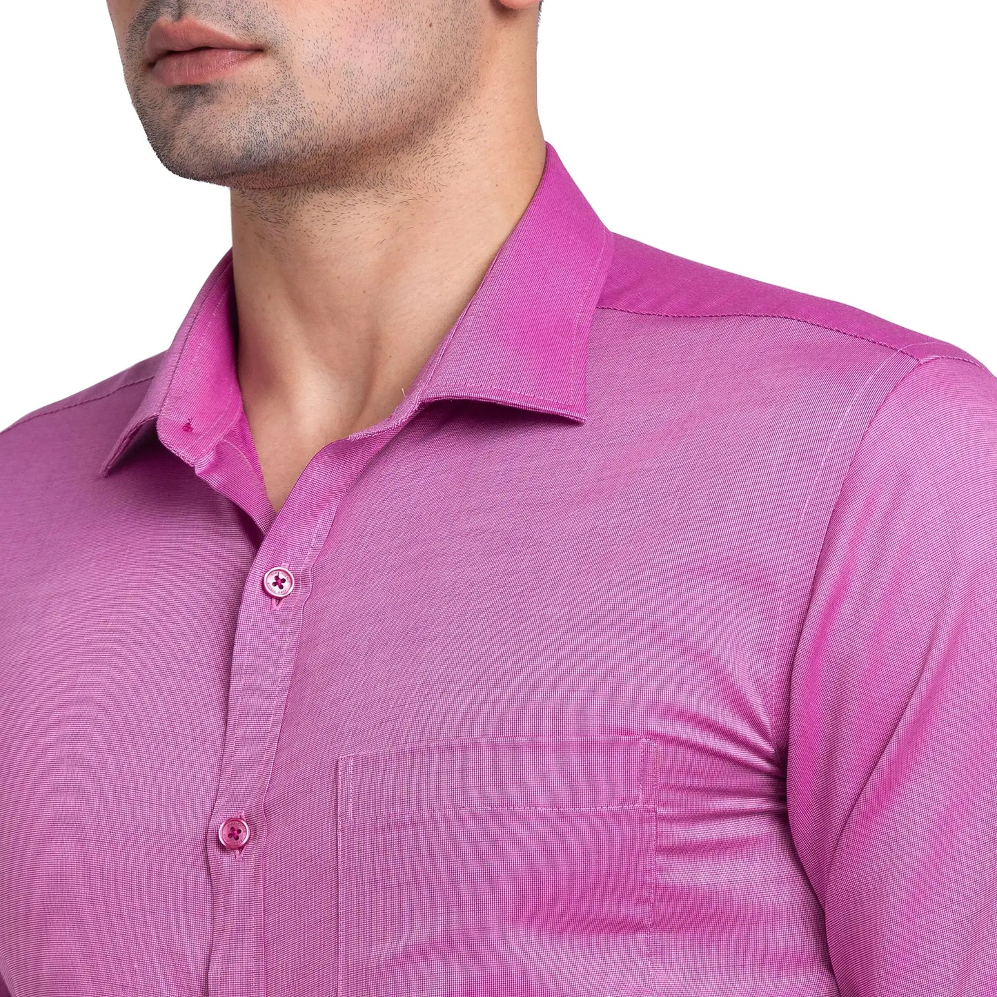 Park Avenue Men Blue Dobby Slim Fit Cotton Shirt
