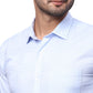 Park Avenue Men Red Structure Slim Fit Cotton Shirt