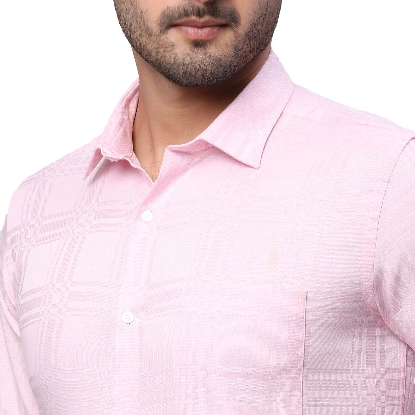 Park Avenue Men Black Structure Slim Fit Cotton Shirt