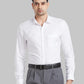 Men Blue Slim Fit Structure  Cotton   Shirts