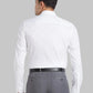 Men Blue Slim Fit Structure  Cotton   Shirts