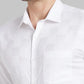 Men Blue Slim Fit Structure  Cotton   Shirts