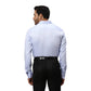 Park Avenue Men Blue Solid Slim Fit Cotton Blend Shirt