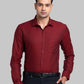 Men Slim Fit Yellow Shirt