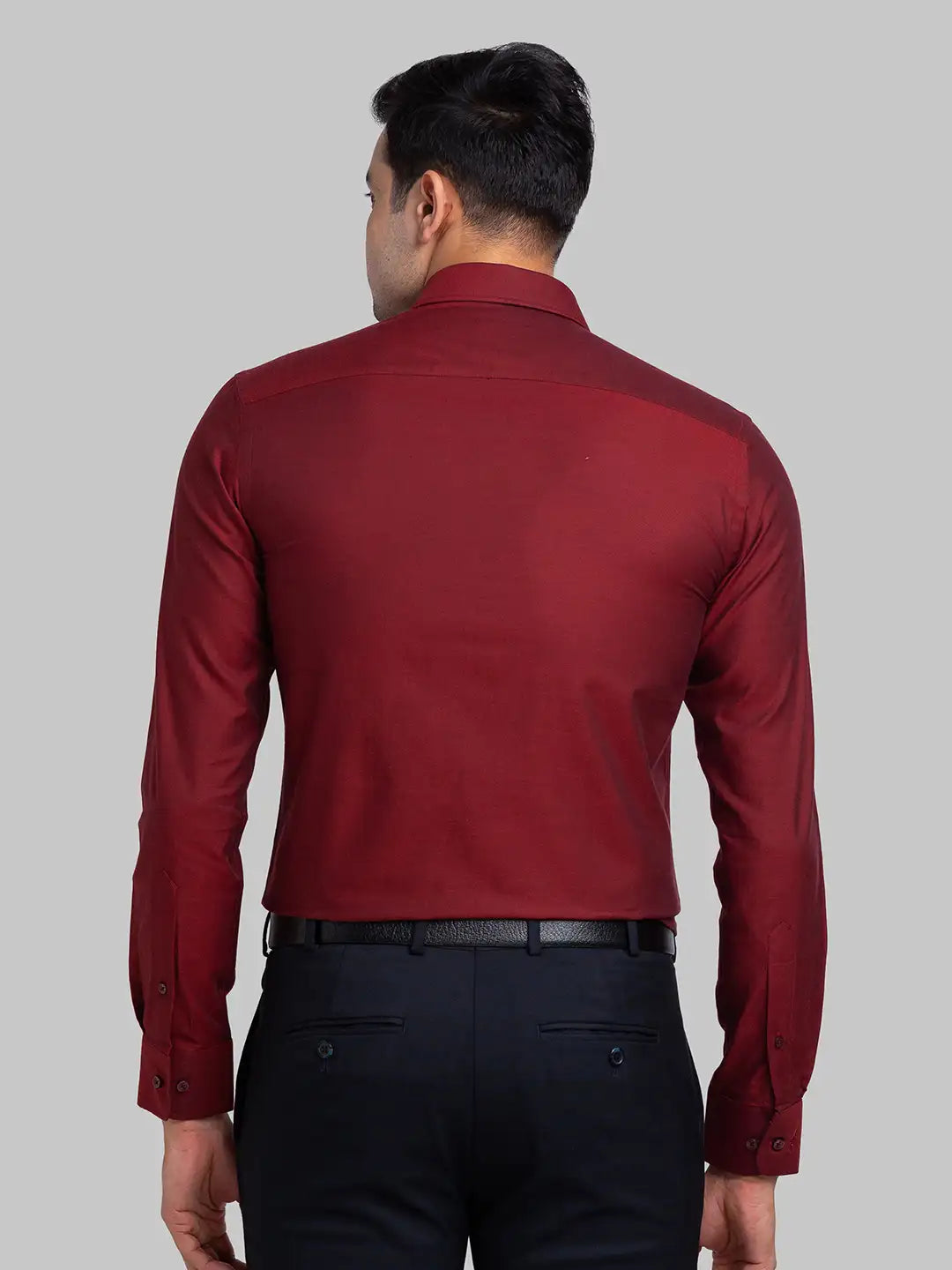 Men Slim Fit Yellow Shirt