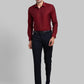 Men Slim Fit Yellow Shirt