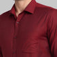 Men Slim Fit Yellow Shirt