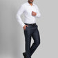 Men Blue Slim Fit Checks Cotton Shirts