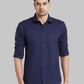 Men Grey Slim Fit Solid Cotton Blend   Shirts