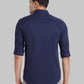 Men Grey Slim Fit Solid Cotton Blend   Shirts