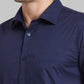 Men Grey Slim Fit Solid Cotton Blend   Shirts