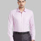 Men White Slim Fit Solid Cotton Blend   Shirts