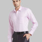 Men White Slim Fit Solid Cotton Blend   Shirts