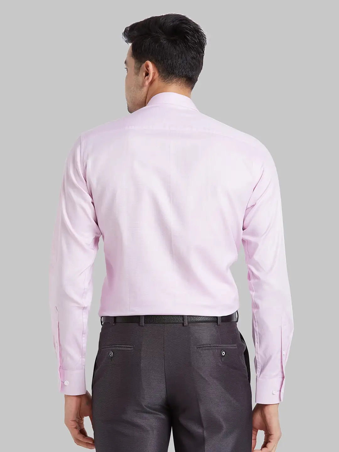 Men White Slim Fit Solid Cotton Blend   Shirts